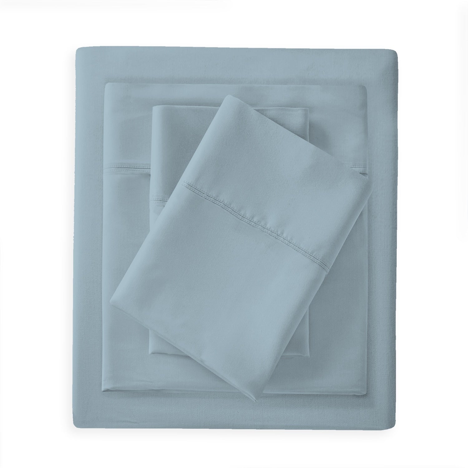 Parure de draps Purity Home en percale 100 % coton biologique 300 fils au pouce carré