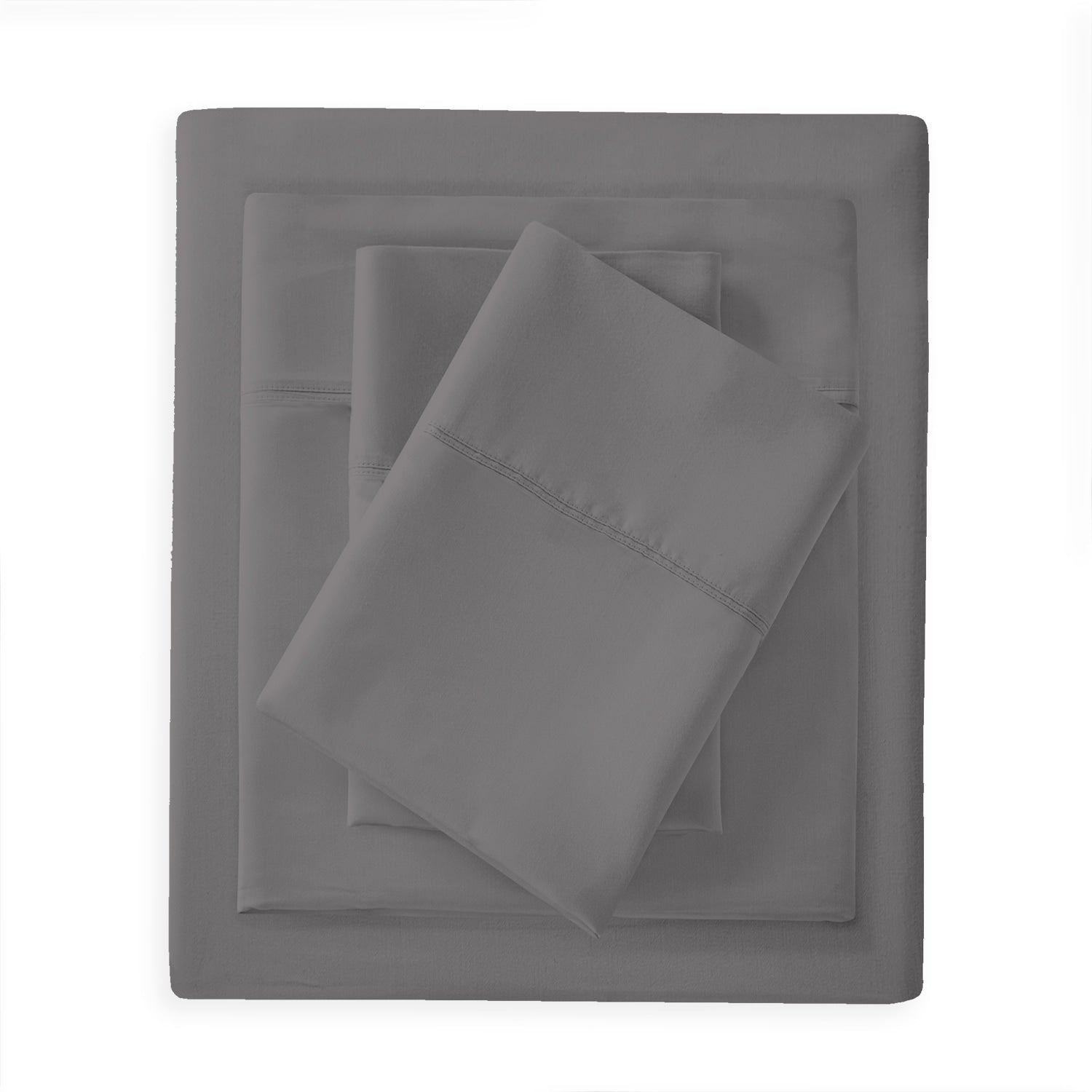 Parure de draps Purity Home en percale 100 % coton biologique 300 fils au pouce carré