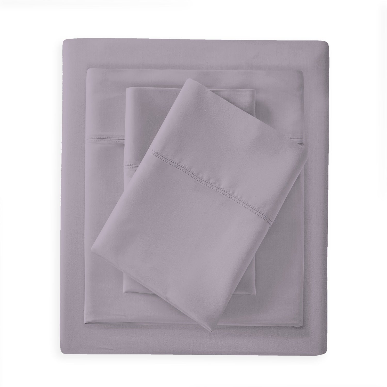 Parure de draps Purity Home en percale 100 % coton biologique 300 fils au pouce carré