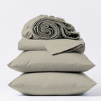 Parure de draps en percale ultra-douce 100 % coton à fibres longues Purity Home 400 fils/cm²