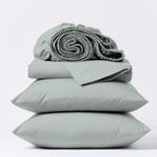Parure de draps en percale ultra-douce 100 % coton à fibres longues Purity Home 400 fils/cm²