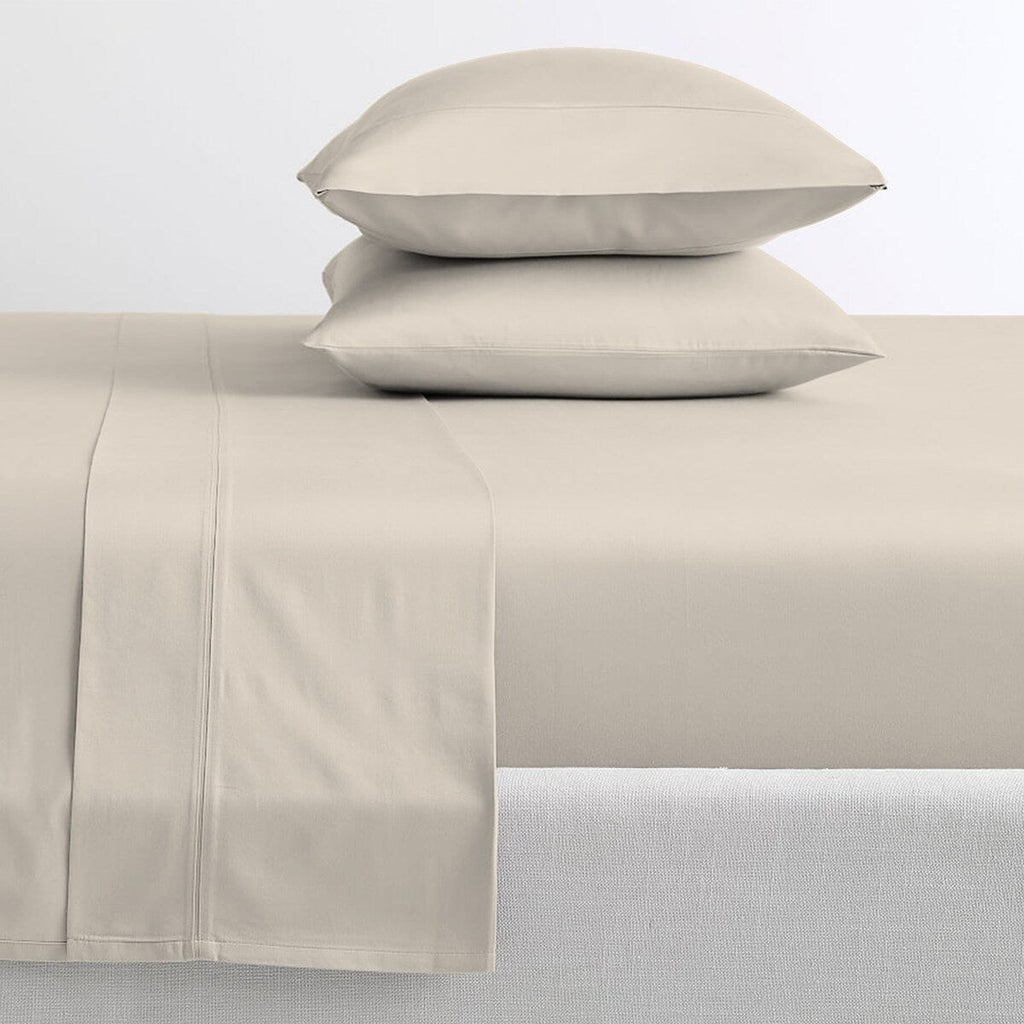 Parure de draps en percale ultra-douce 100 % coton à fibres longues Purity Home 400 fils/cm²