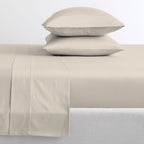 Parure de draps en percale ultra-douce 100 % coton à fibres longues Purity Home 400 fils/cm²