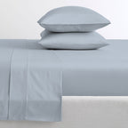 Parure de draps en percale ultra-douce 100 % coton à fibres longues Purity Home 400 fils/cm²