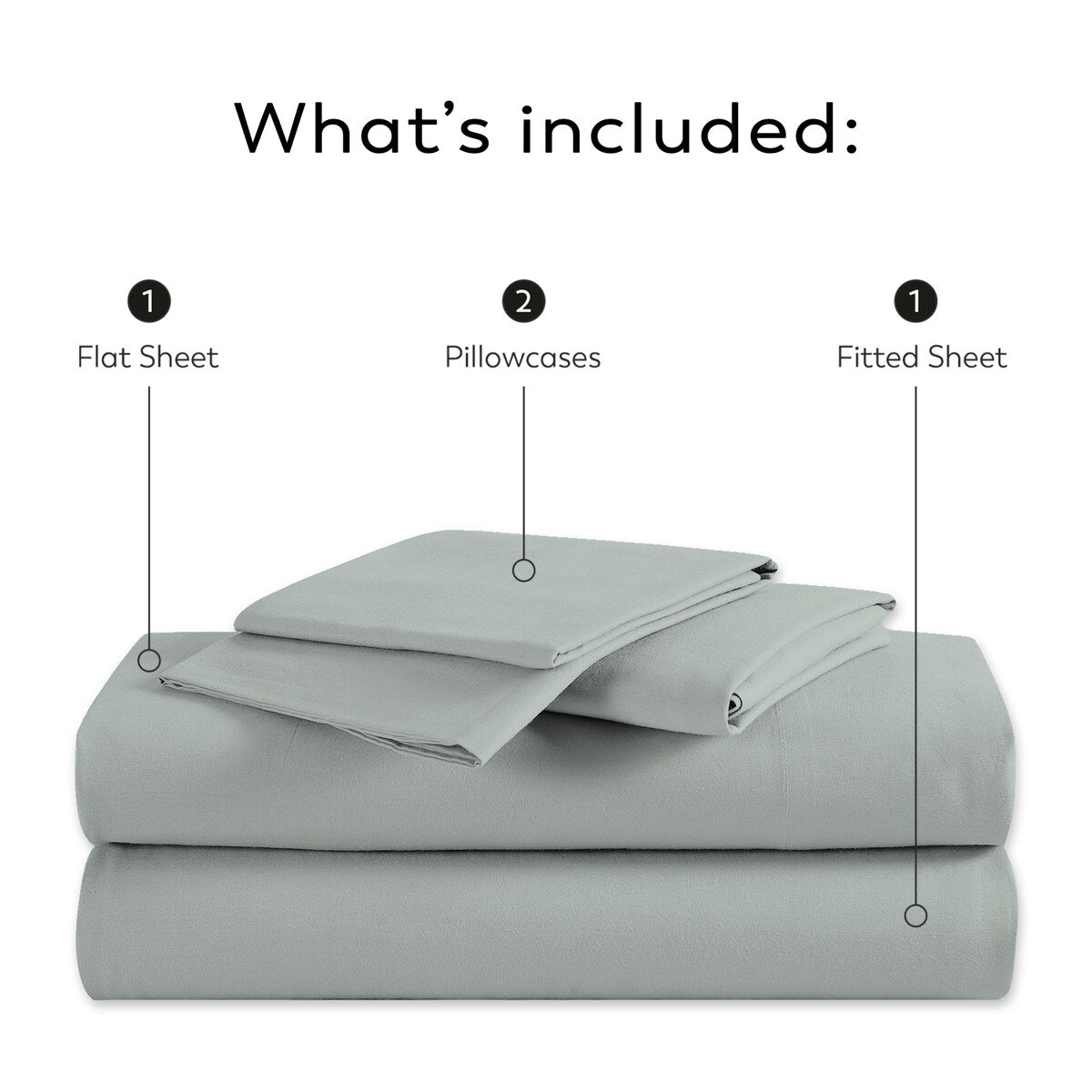 Parure de draps en percale ultra-douce 100 % coton à fibres longues Purity Home 400 fils/cm²