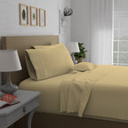 Parure de draps en percale ultra-douce 100 % coton à fibres longues Purity Home 400 fils/cm²