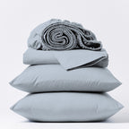 Parure de draps en percale ultra-douce 100 % coton à fibres longues Purity Home 400 fils/cm²