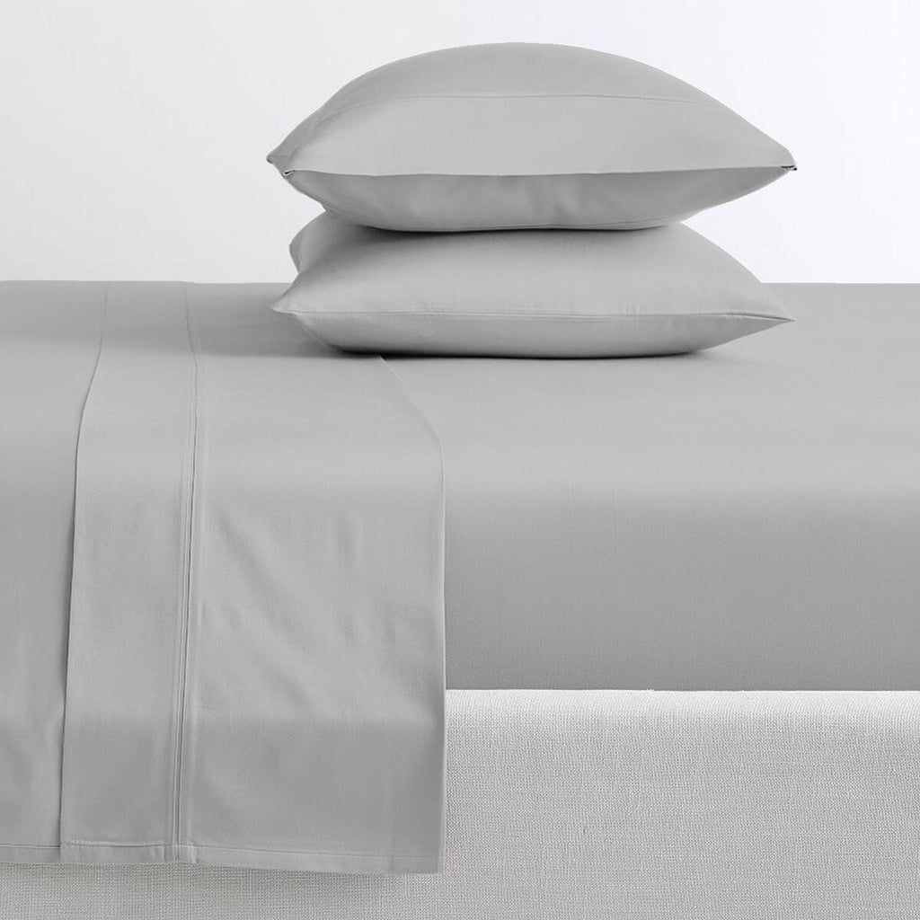 Parure de draps en percale ultra-douce 100 % coton à fibres longues Purity Home 400 fils/cm²