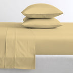 Parure de draps en percale ultra-douce 100 % coton à fibres longues Purity Home 400 fils/cm²