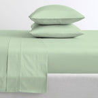 Parure de draps en percale ultra-douce 100 % coton à fibres longues Purity Home 400 fils/cm²
