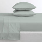 Parure de draps en percale ultra-douce 100 % coton à fibres longues Purity Home 400 fils/cm²