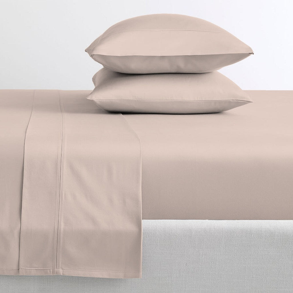 Parure de draps Purity Home 400 fils 100 % coton satiné ultra doux et soyeux