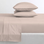 Parure de draps Purity Home 400 fils 100 % coton satiné ultra doux et soyeux
