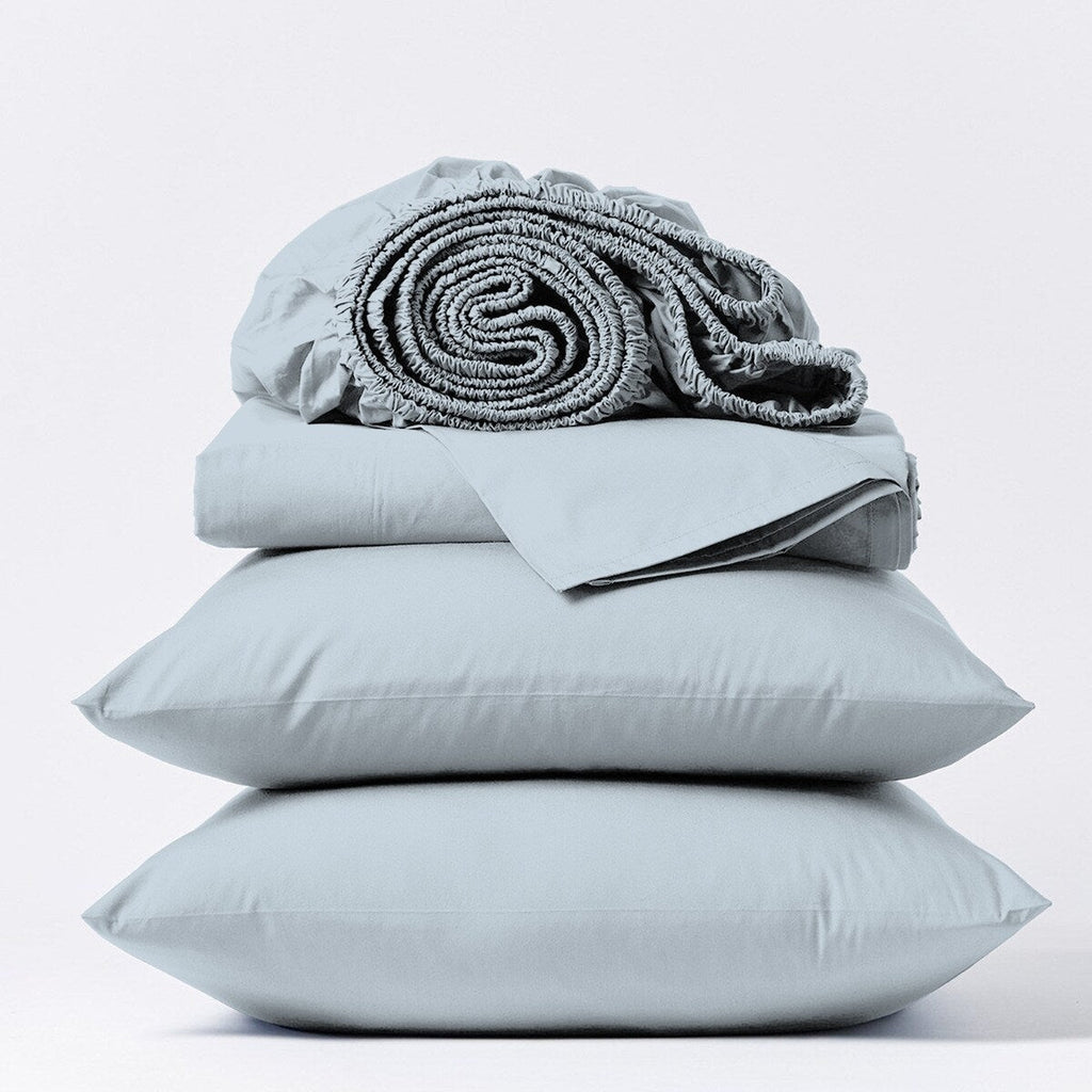 Parure de draps Purity Home 400 fils 100 % coton satiné ultra doux et soyeux