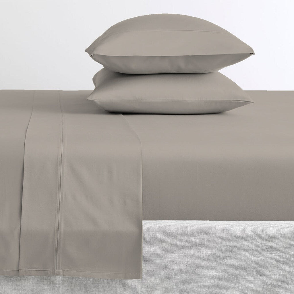 Parure de draps Purity Home 400 fils 100 % coton satiné ultra doux et soyeux