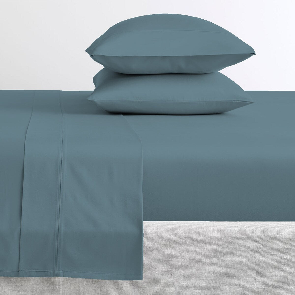Parure de draps Purity Home 400 fils 100 % coton satiné ultra doux et soyeux