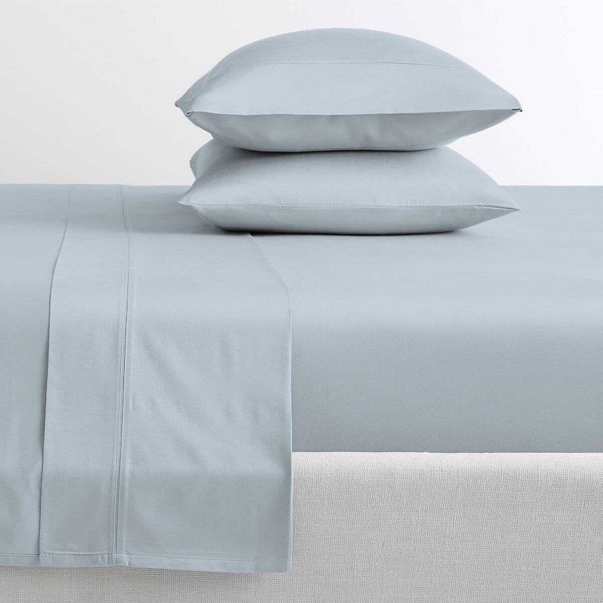 Parure de draps Purity Home 400 fils 100 % coton satiné ultra doux et soyeux
