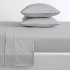 Parure de draps Purity Home 400 fils 100 % coton satiné ultra doux et soyeux