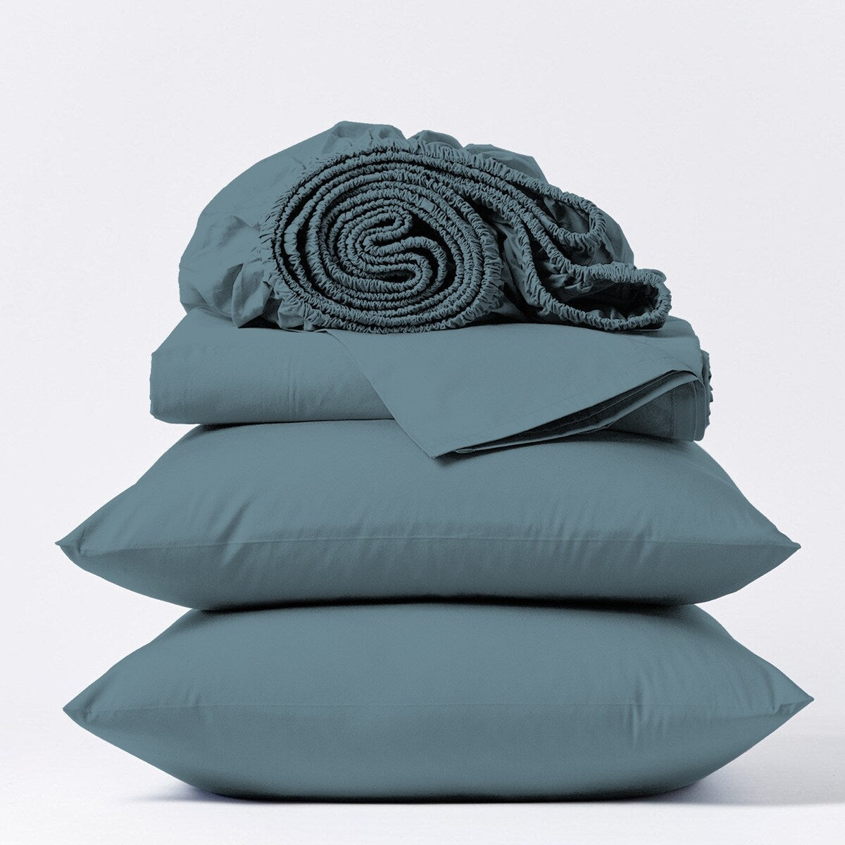 Parure de draps Purity Home 400 fils 100 % coton satiné ultra doux et soyeux