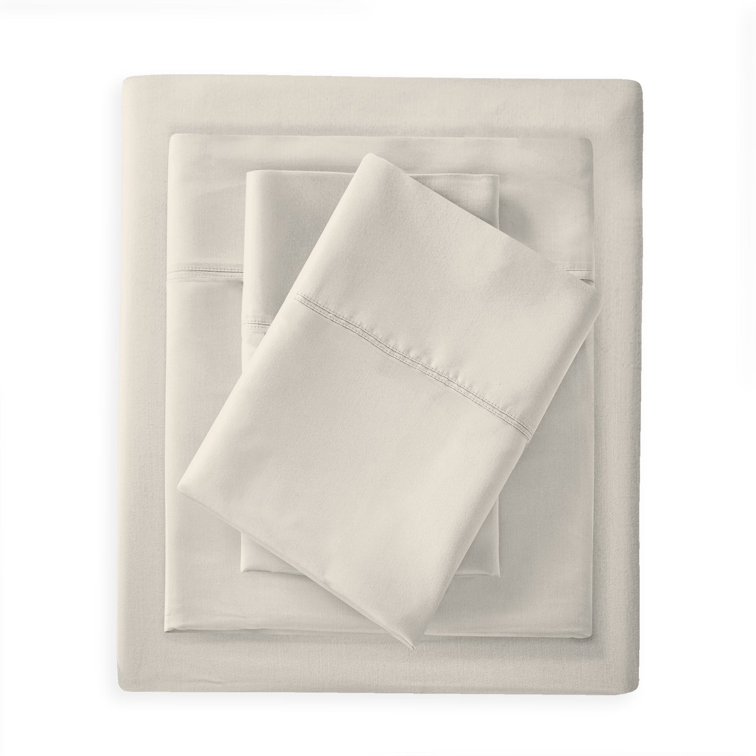 Parure de draps à poches profondes en coton respirant et léger Purity Home