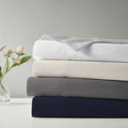Parure de draps à poches profondes en coton respirant et léger Purity Home