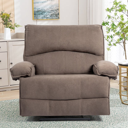 Fauteuil inclinable avec coussin de massage et siège large