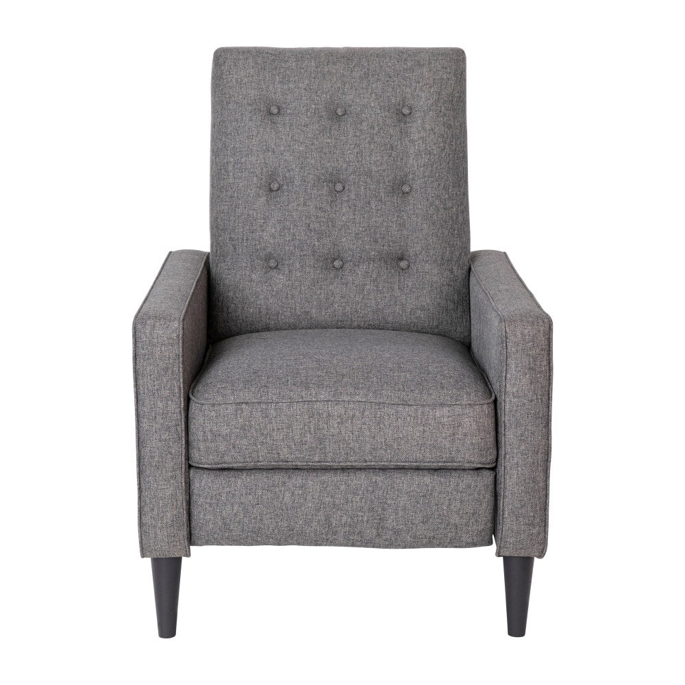 Fauteuil inclinable à dossier capitonné
