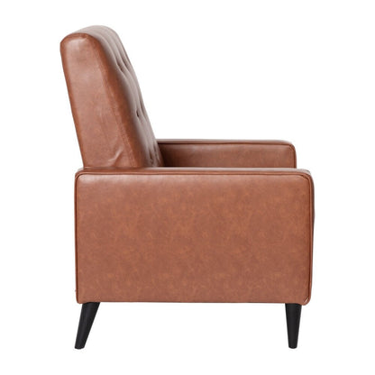 Fauteuil inclinable à dossier capitonné