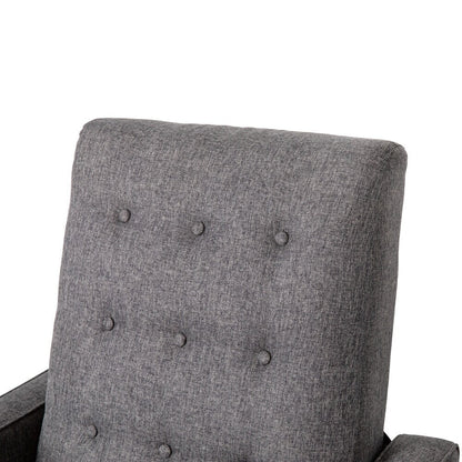 Fauteuil inclinable à dossier capitonné