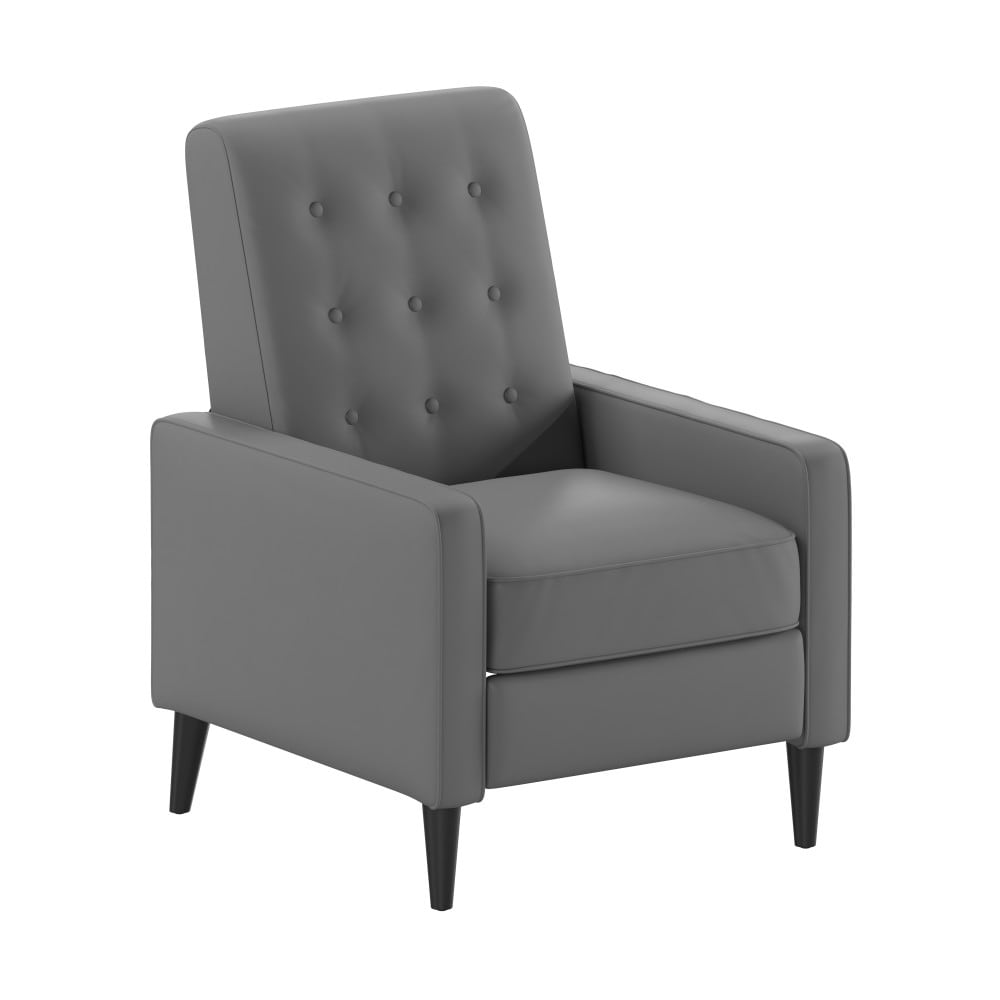 Fauteuil inclinable à dossier capitonné