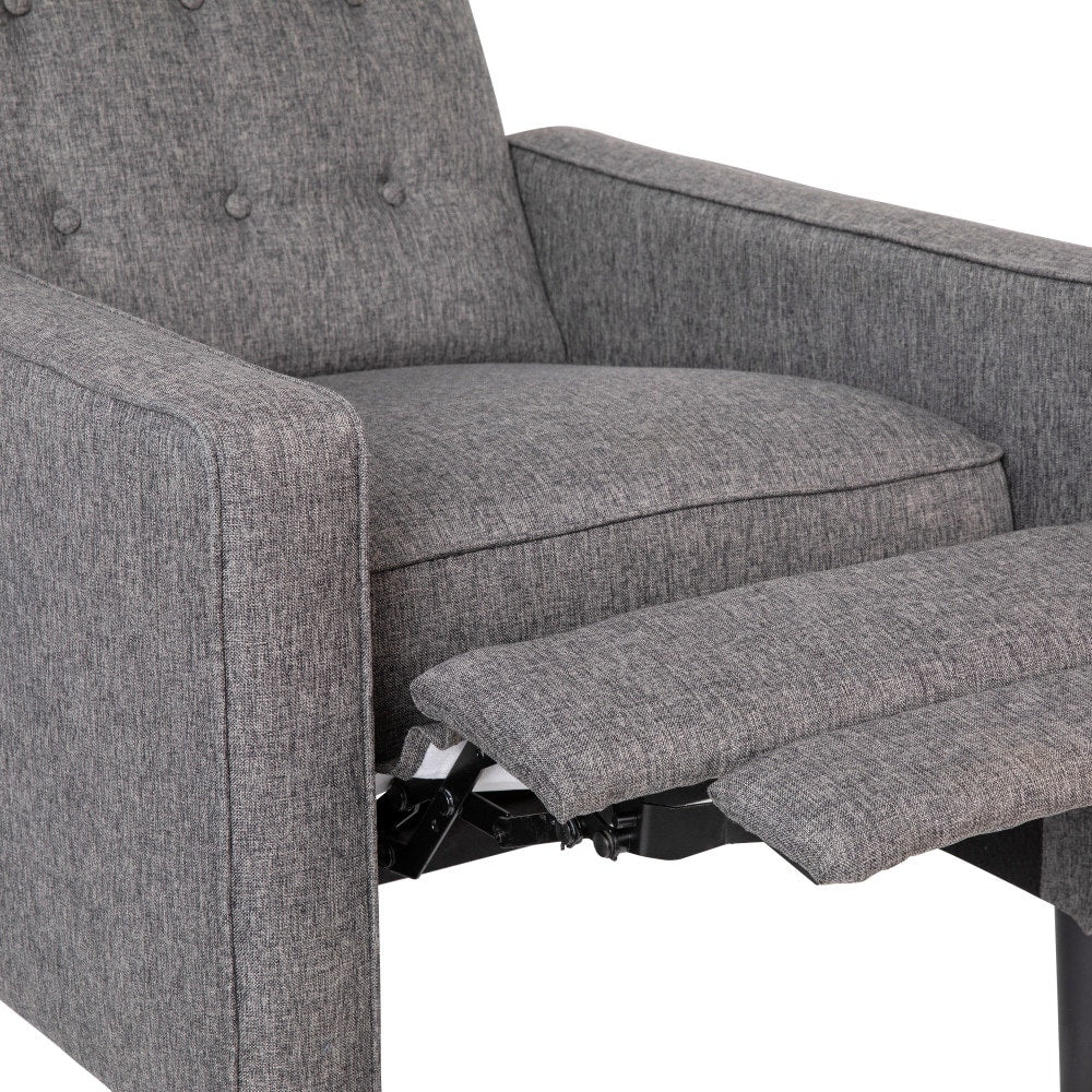 Fauteuil inclinable à dossier capitonné
