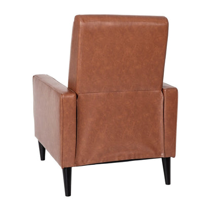 Fauteuil inclinable à dossier capitonné