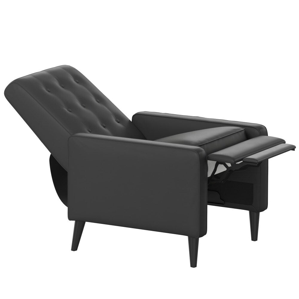 Fauteuil inclinable à dossier capitonné