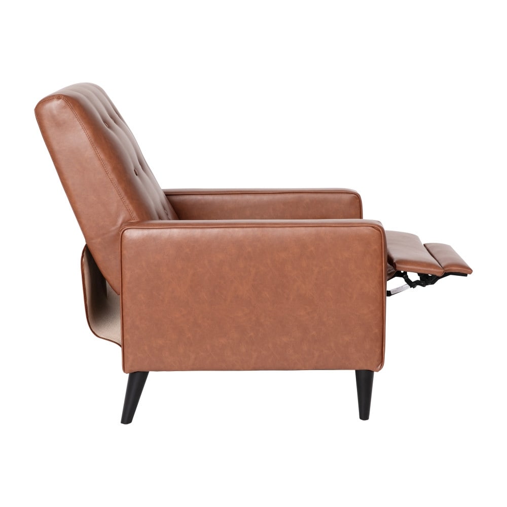 Fauteuil inclinable à dossier capitonné