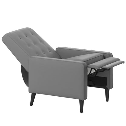 Fauteuil inclinable à dossier capitonné