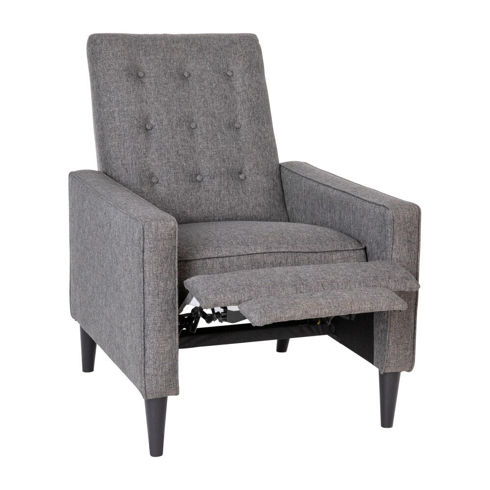 Fauteuil inclinable à dossier capitonné