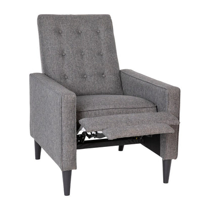 Fauteuil inclinable à dossier capitonné