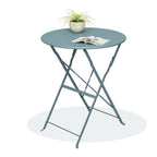 Ensemble bistro pliable en acier 3 pièces Pyramid Home Decor