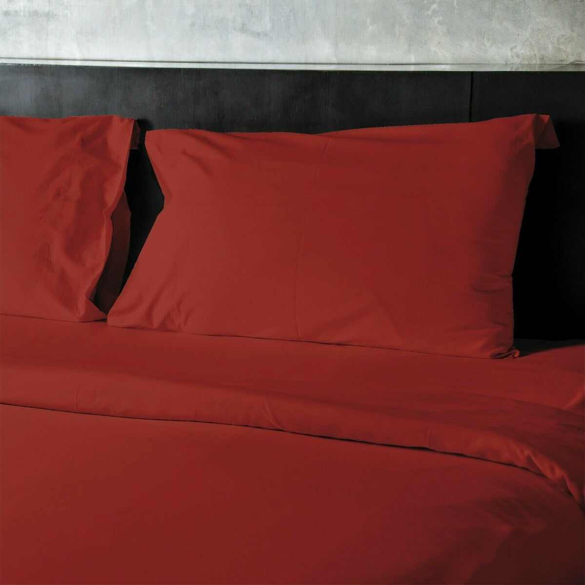 Parure de lit de luxe Queen Size 4 pièces 1800 fils - Draps extra doux et profonds