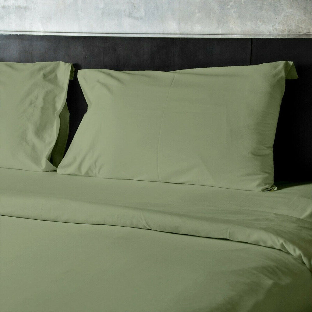 Parure de lit de luxe Queen Size 4 pièces 1800 fils - Draps extra doux et profonds