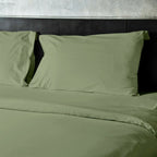 Parure de lit de luxe Queen Size 4 pièces 1800 fils - Draps extra doux et profonds