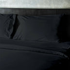 Parure de lit de luxe Queen Size 4 pièces 1800 fils - Draps extra doux et profonds