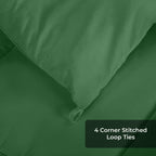 Couette Royale King - Couette toutes saisons en duvet synthétique - Couette matelassée légère (King, bleu marine)