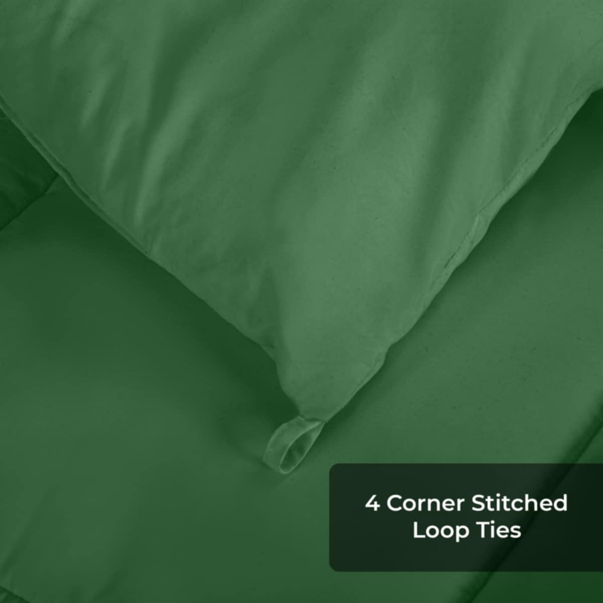 Couette Royale King - Couette toutes saisons en duvet synthétique - Couette matelassée légère (King, bleu marine)