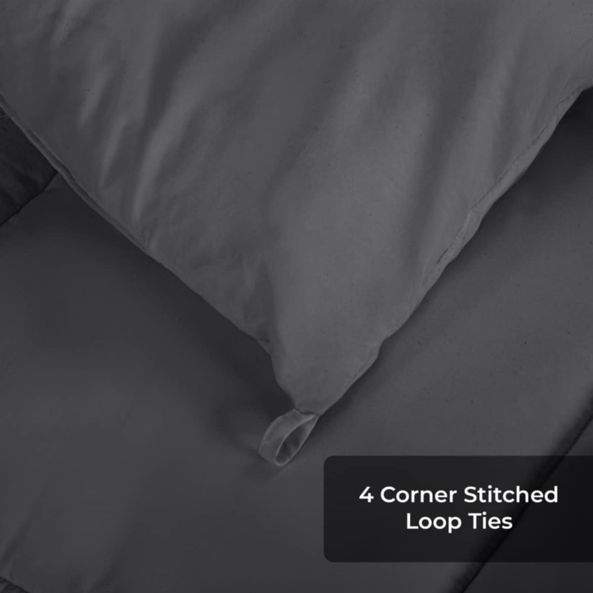 Couette Royale King - Couette toutes saisons en duvet synthétique - Couette matelassée légère (King, bleu marine)