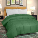 Couette Royale King - Couette toutes saisons en duvet synthétique - Couette matelassée légère (King, bleu marine)