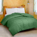 Couette Royale King - Couette toutes saisons en duvet synthétique - Couette matelassée légère (King, bleu marine)