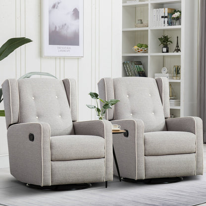 Fauteuil inclinable pivotant à bascule de course, siège simple, ensemble de deux