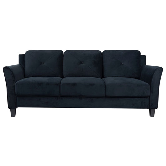 Canapé capitonné Raelynn, canapé moderne et abordable – Canapé en microfibre pour petits espaces, salon, chambre
