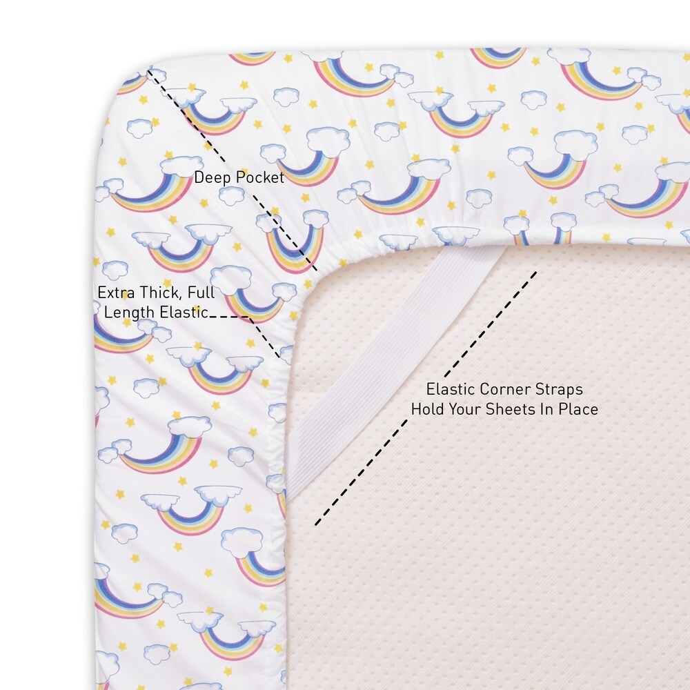 Parure de draps Rainbows de Sweet Home Collection - Multicolore